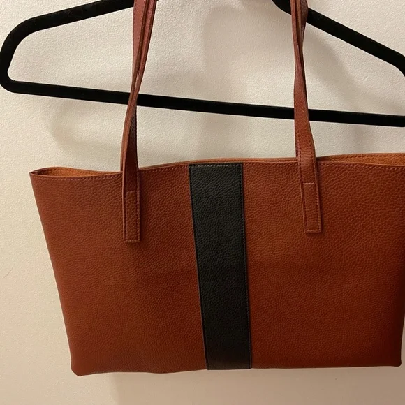 Vince Camuto Brown Leather Tote NWOT! - Picture 3 of 6